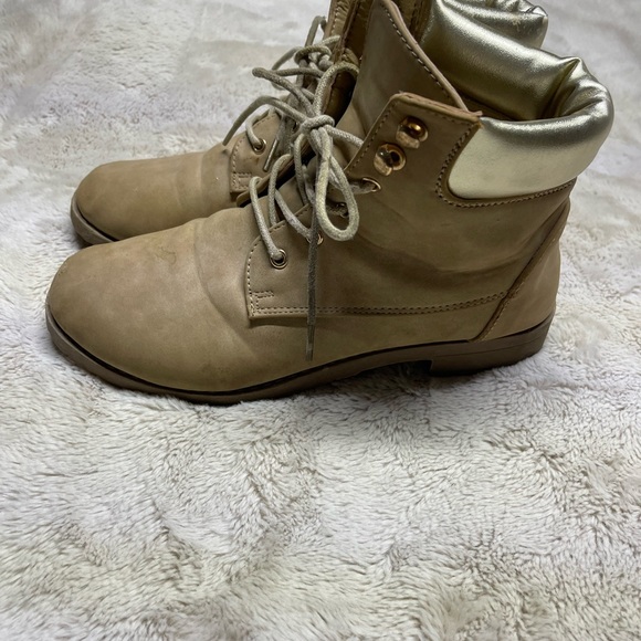 Brown and Gold Boots - Picture 2 of 8